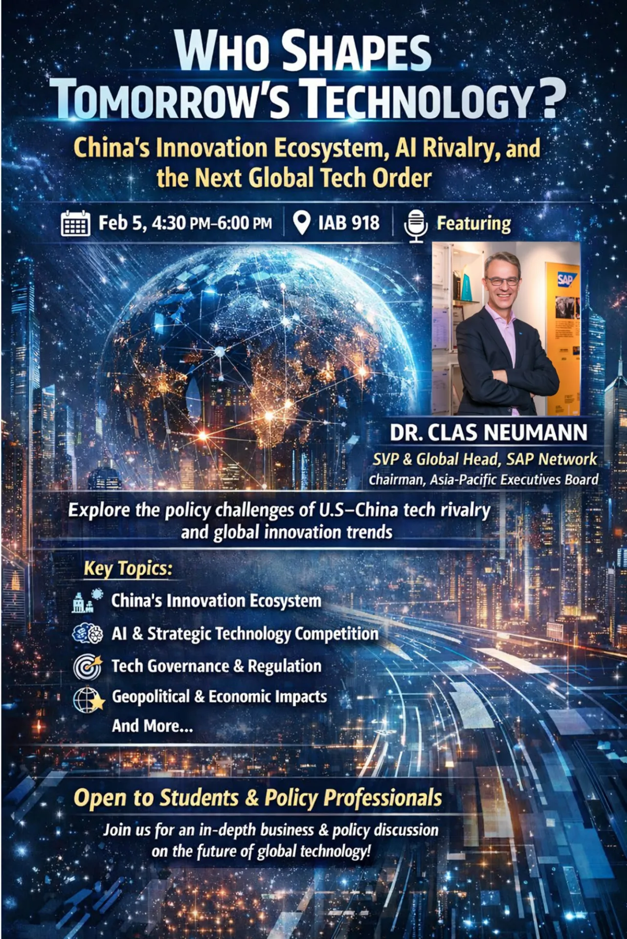 2026.02.05 - Clas Neumann IGP Event Flyer