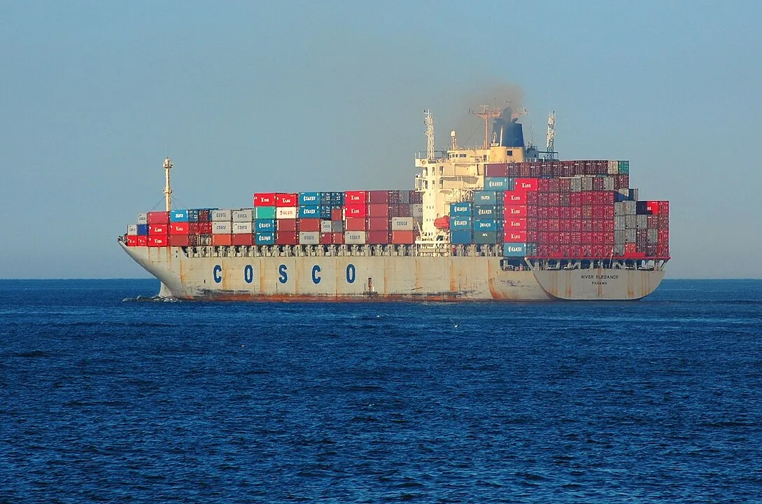 China -Container Ship COSCO Freighter