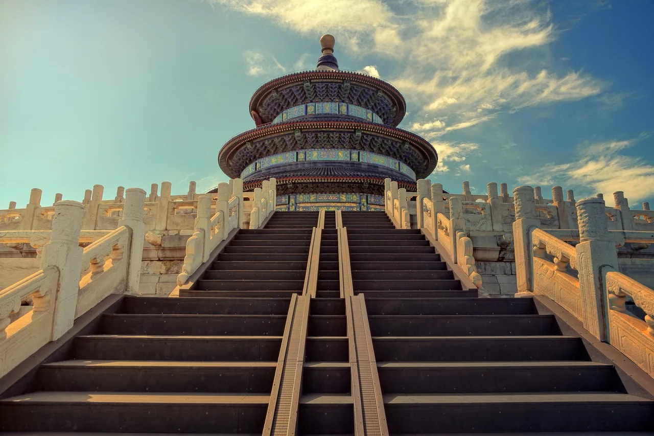 China temple of heaven in Beijing