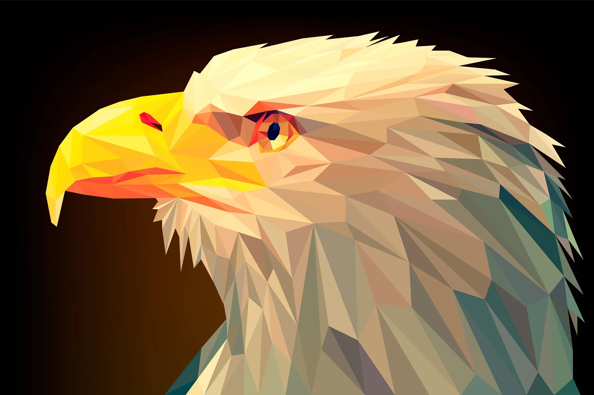 Eagle Bald American CGI