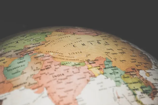 Globe Map China