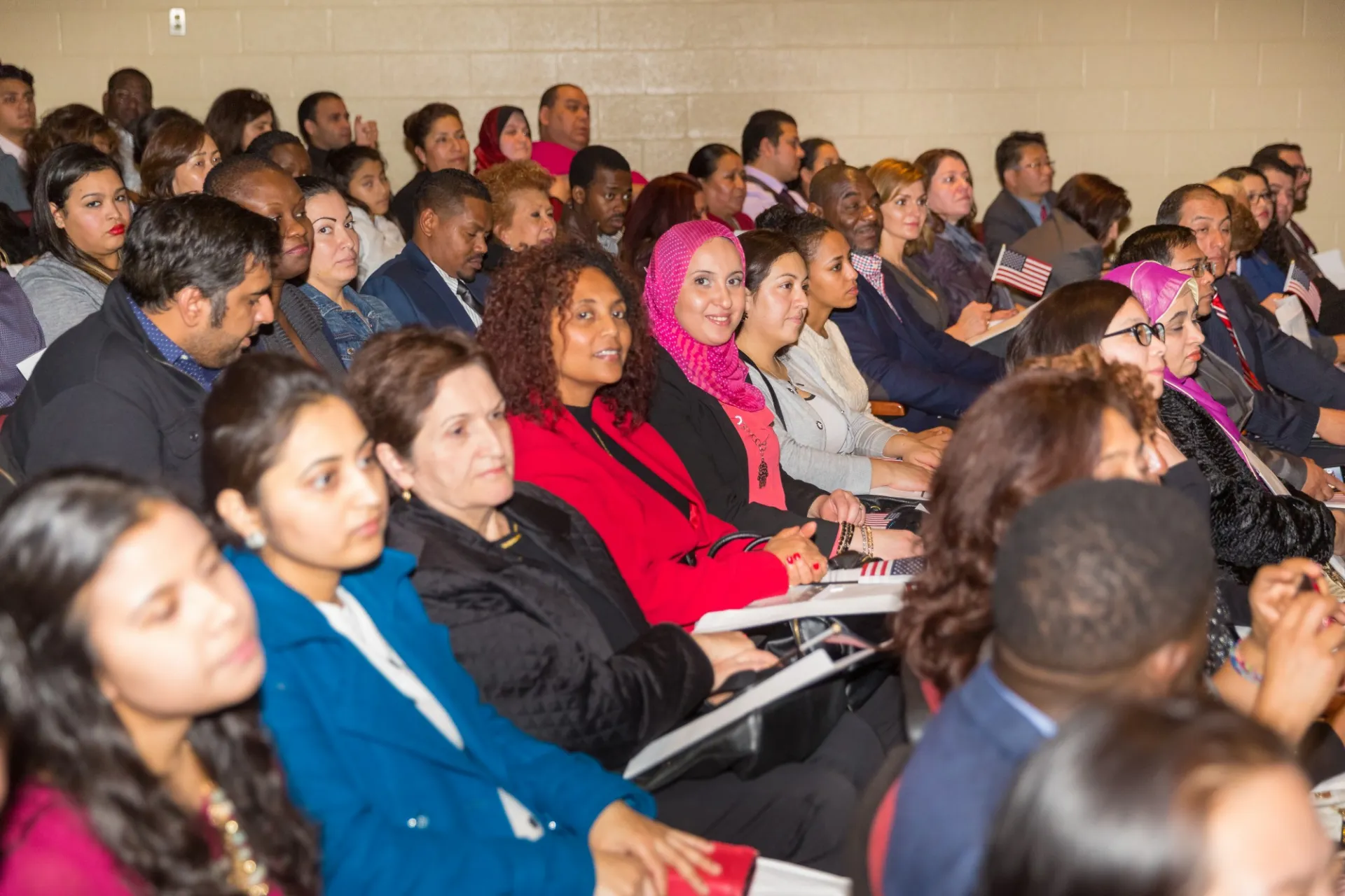 Immigration USA Naturalization ceremony  in Virginia, 2015.