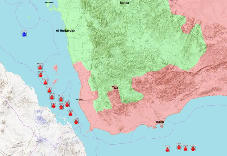 Israel–Hamas war - Houthi attacks on commercial ships