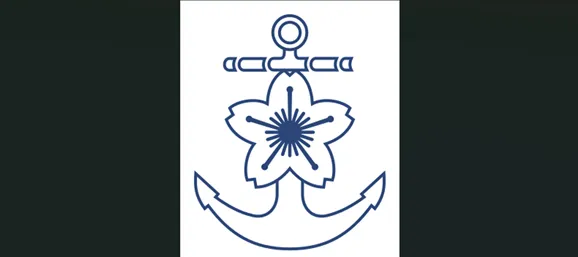 Japan - Maritime Self Defense Force JMSDF Emblem - mid res w black background