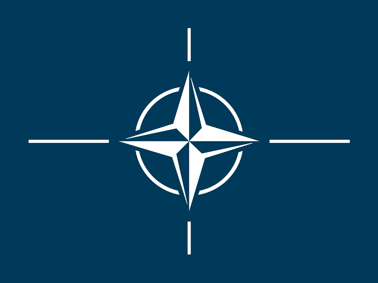 NATO Flag North Atlantic Treaty Organization