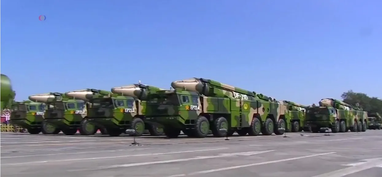 PLA China Military DF-21Ds at the 2015 Victory Parade