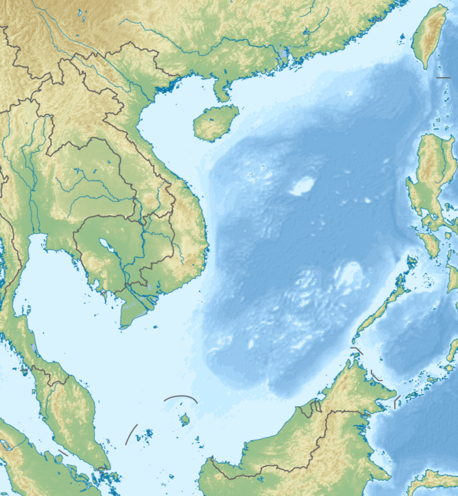 SE Asia - Map - South China Sea