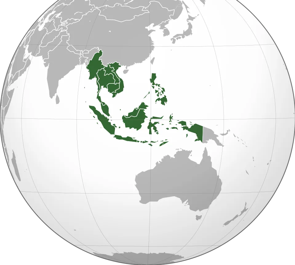 SE Asia - Southeast_Asia World Map