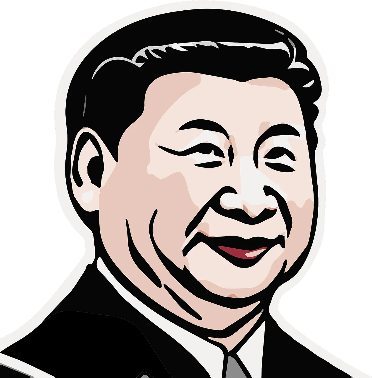 Xi Jinping-Cartoon Headshot