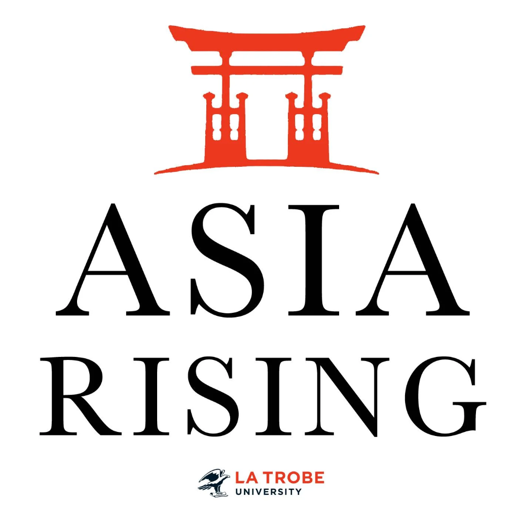 Asia Rising Latrobe University Podcoast Logo