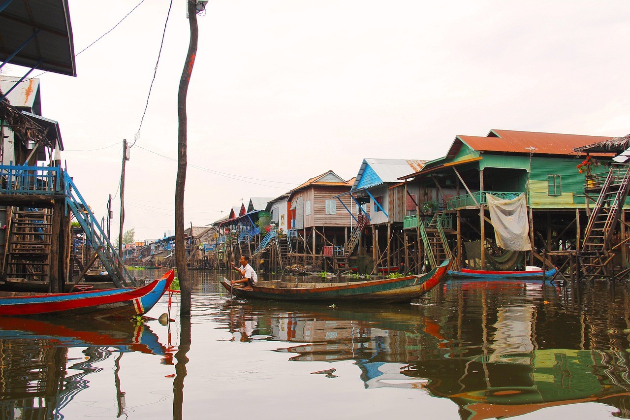 Cambodia Floating Village on the RIver
