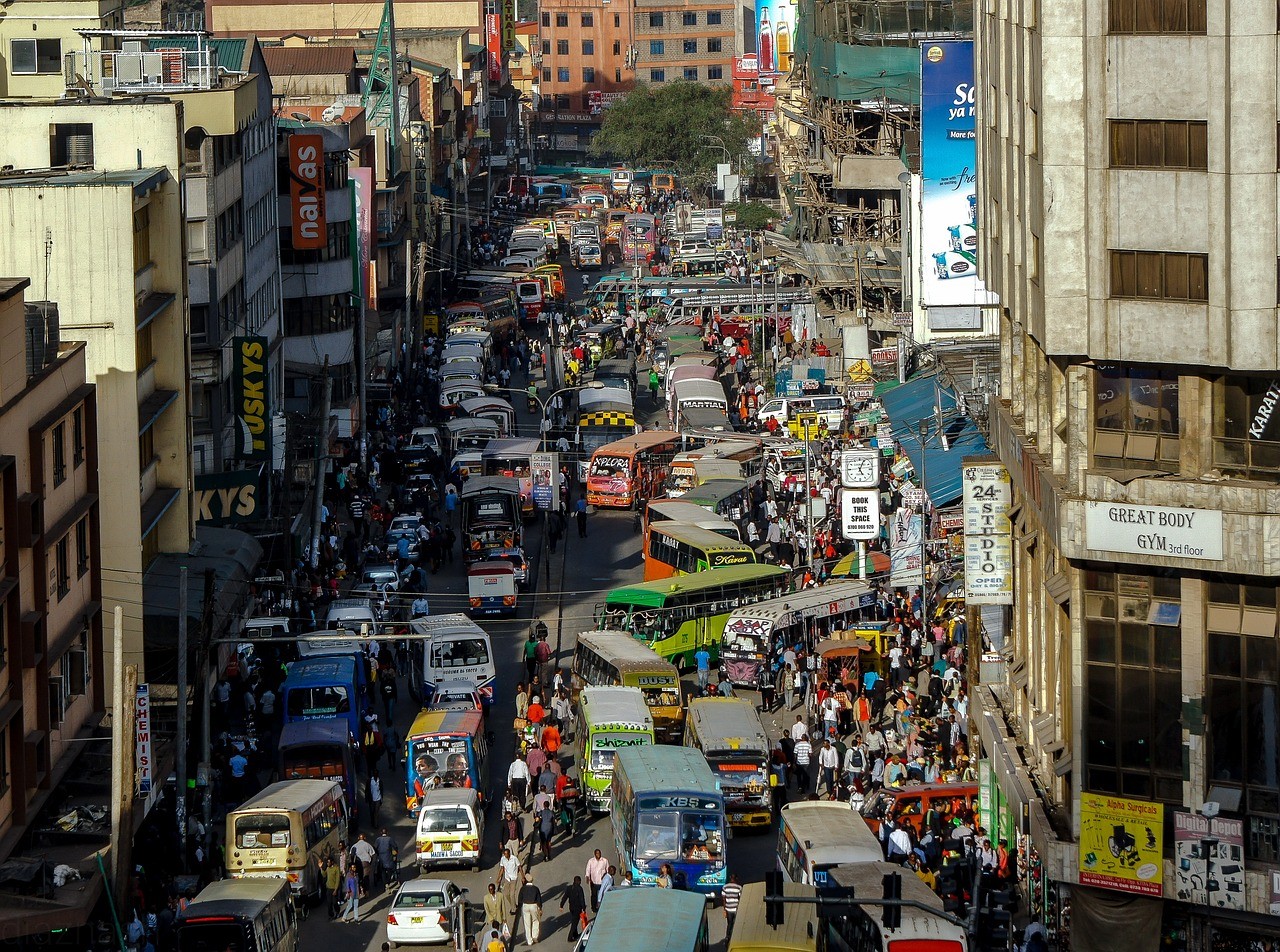 Kenya Nairobi Africa Traffic