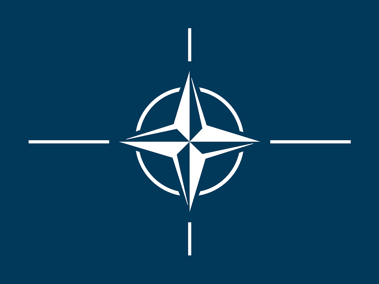 NATO Flag North Atlantic Treaty Organization